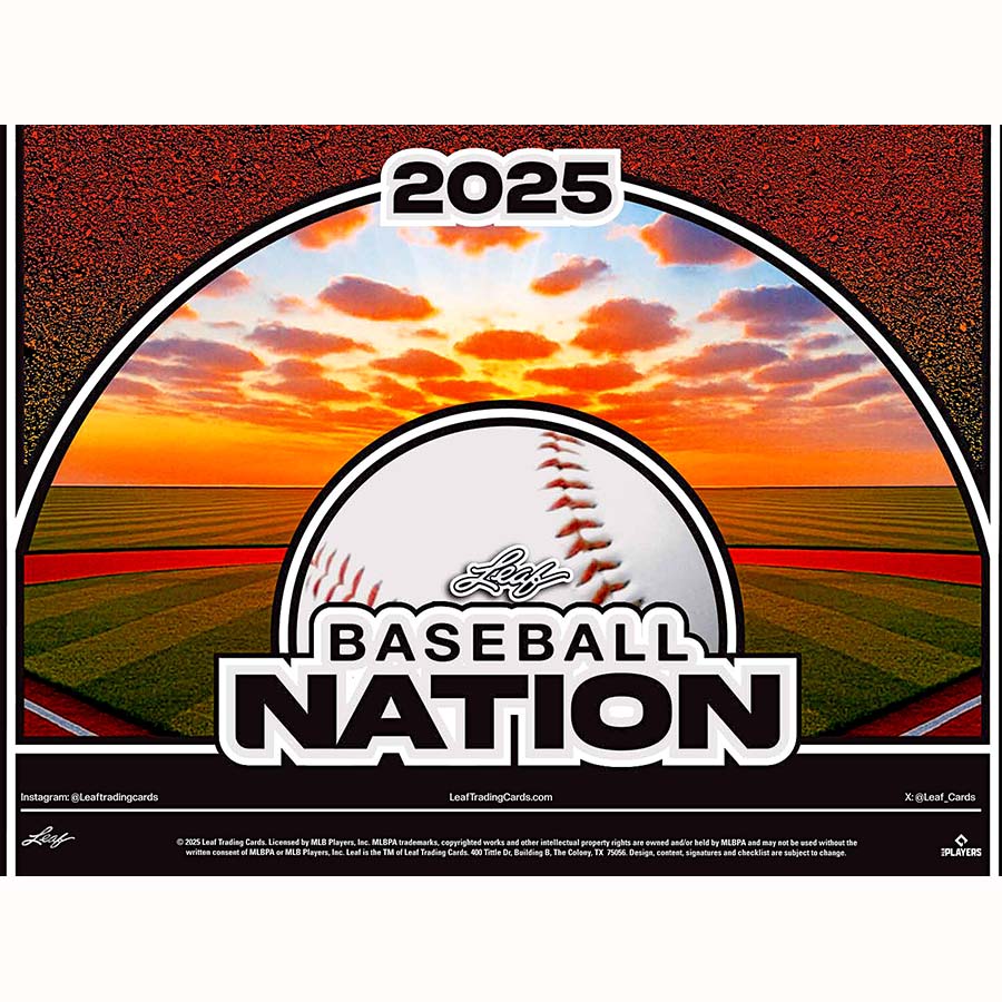 Leaf Trading Cards -  Nation - 2025 Leaf Baseball Nation Jumbo Pre-Order