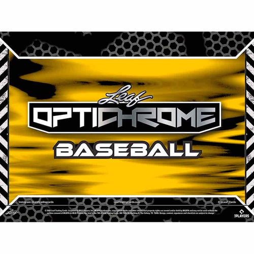 Leaf Trading Cards -  Optichrome - 2025 Leaf Optichrome Baseball Hobby Pre-Order
