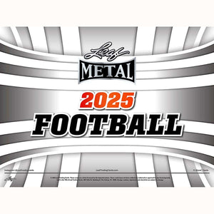 Leaf Trading Cards -  Metal - 2025 Leaf Metal Football Hobby