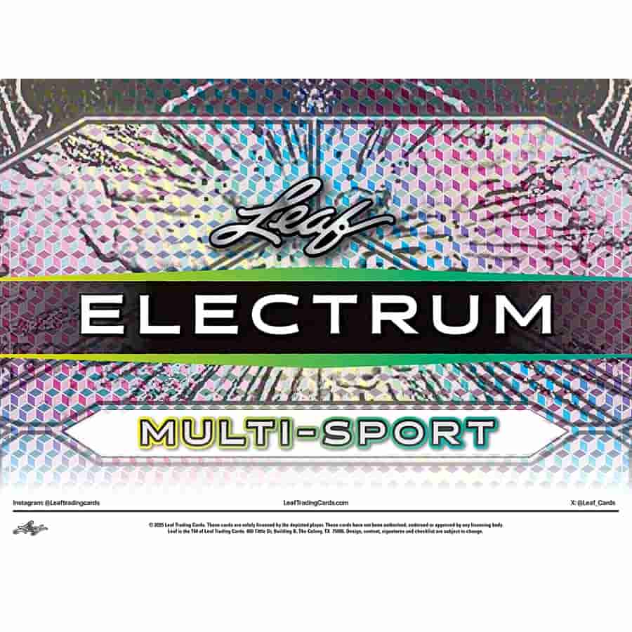 Leaf Trading Cards -  Electrum - 2025 Leaf Electrum Multi-Sport Hobby