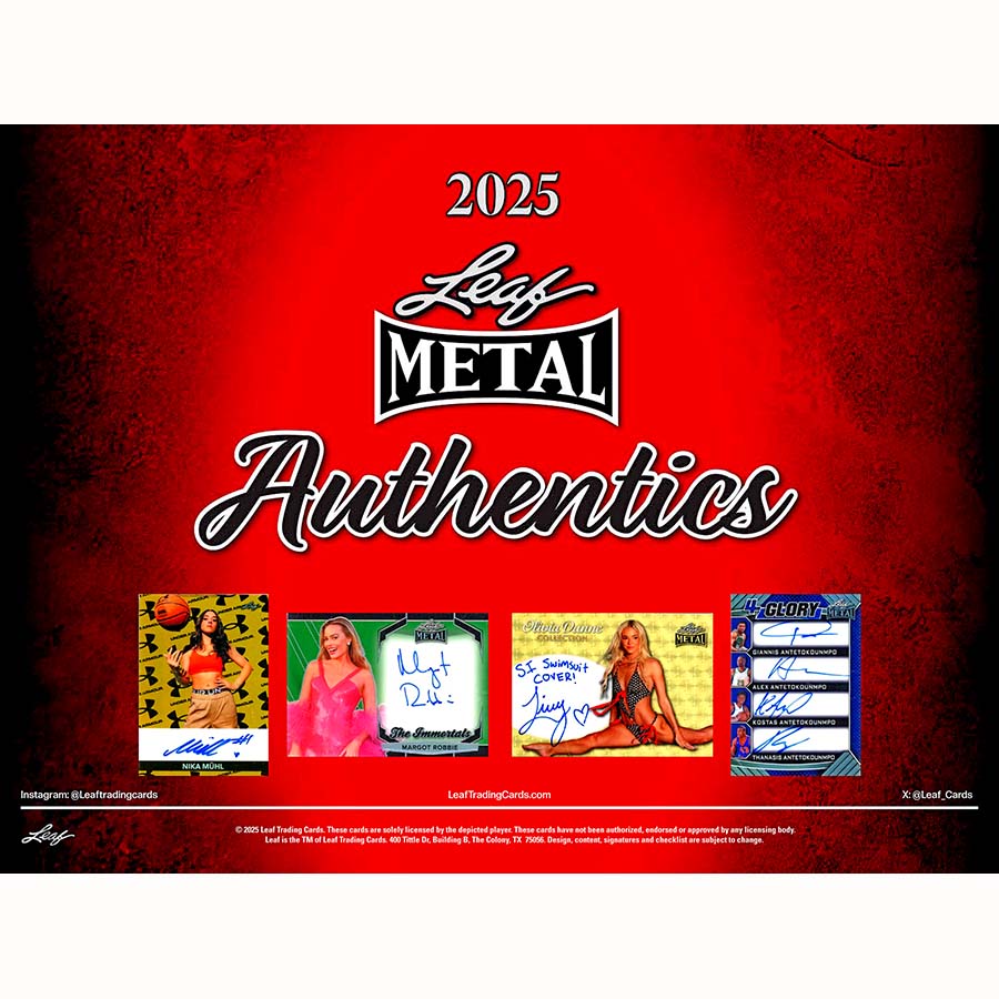 Leaf Trading Cards -  Metal - 2025 Leaf Metal Authentics Hobby