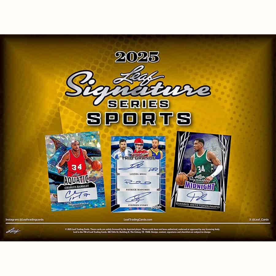 Leaf Trading Cards -  Signature Series - 2025 Leaf Signature Series Multi-Sport