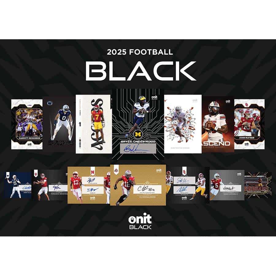 Onit Athlete -  Ultra Edition - 2025 Onit Black Football Ultra Edition - University Of Texas