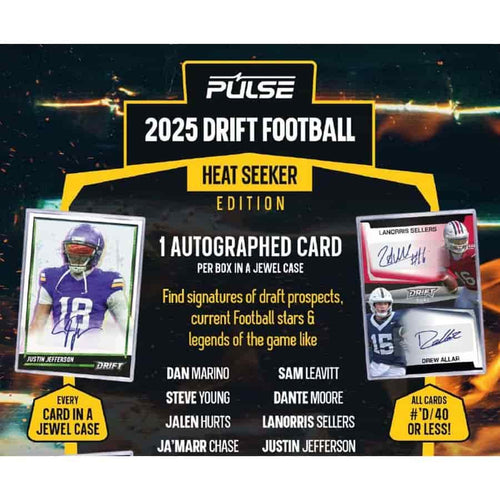 Pulse Trading Cards -  Drift - 2025 Pulse Drift Football Heat Seeker Edition Pre-Order