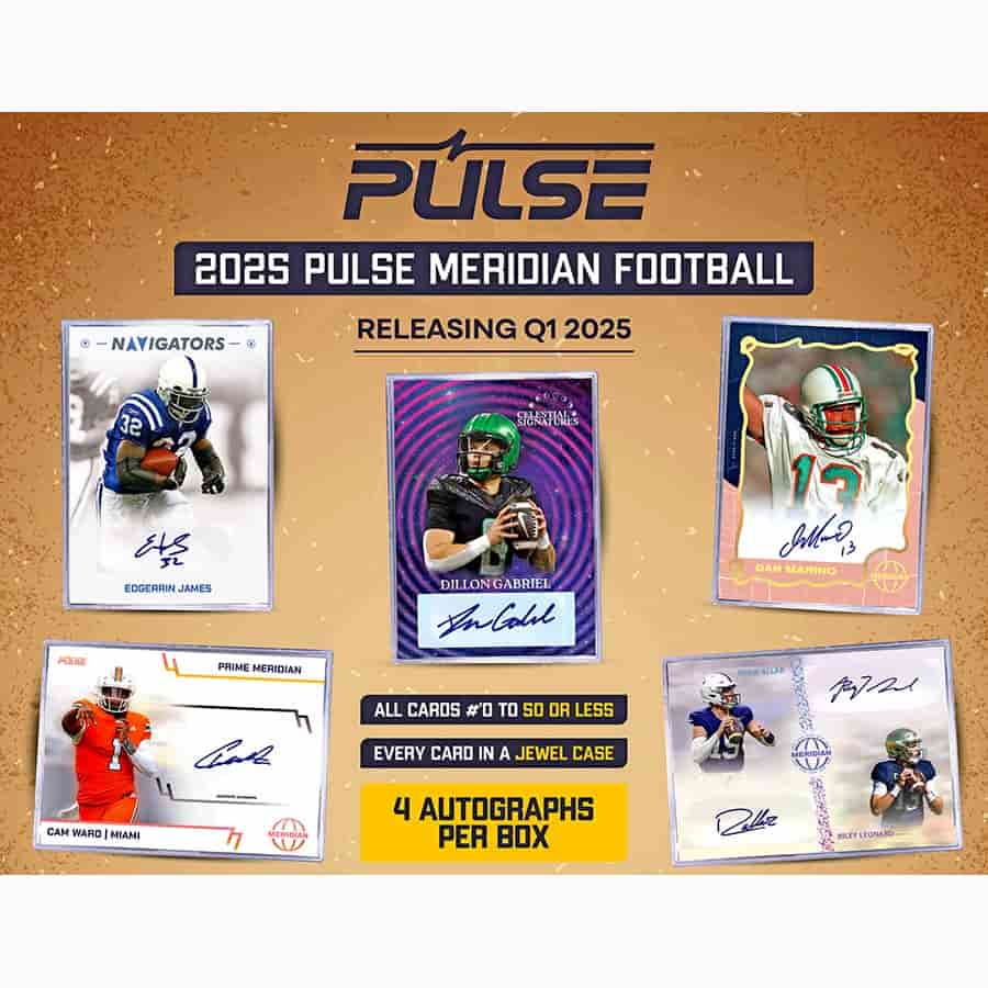 Pulse Trading Cards -  Meridian - 2025 Pulse Meridian Football Hobby