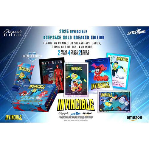 Super Products Inc -  Keepsake - 2025 Invincible Keepsake Season 1 Holo Breaker Edition Pre-Order