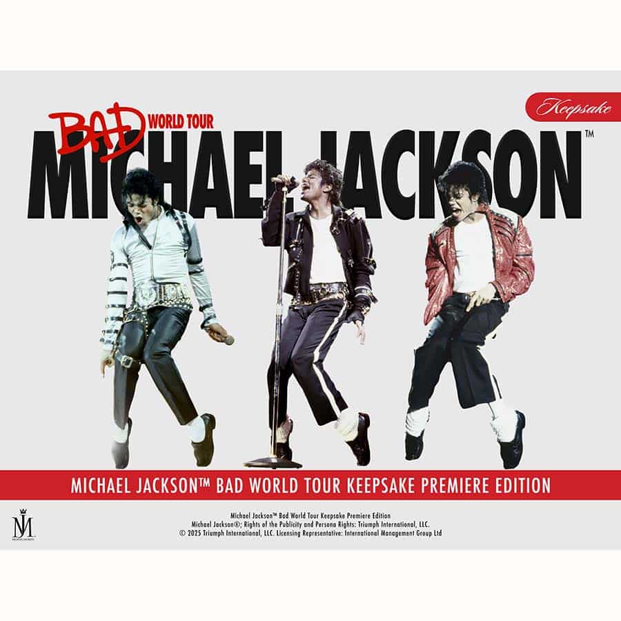 Super Products Inc -  Keepsake - 2025 Michael Jackson Bad World Tour Keepsake Premiere Hobby Edition Pre-Order