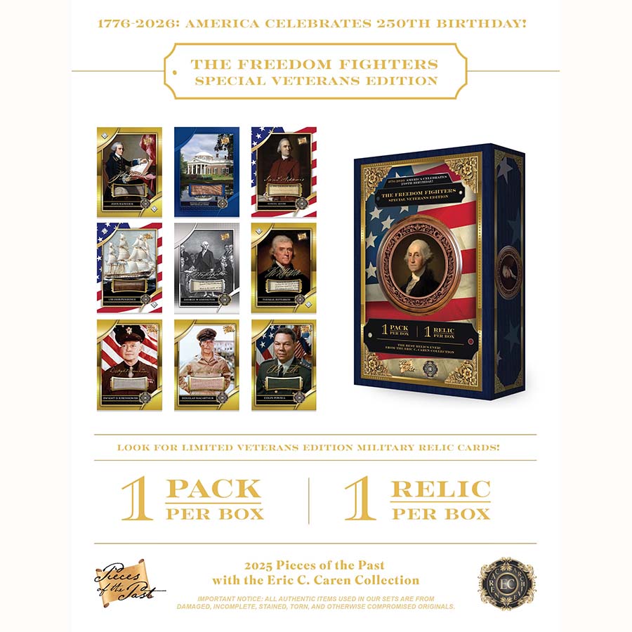 Super Products Inc -  Pieces Of The Past - 2025 Pieces Of The Past The Freedom Fighters Veterans Edition Pre-Order