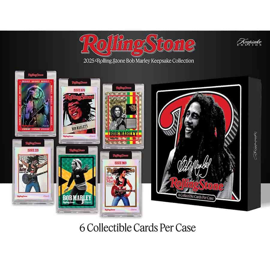 Super Products Inc -  Keepsake - 2025 Rolling Stone Bob Marley Keepsake Premiere Hobby Case Pre-Order