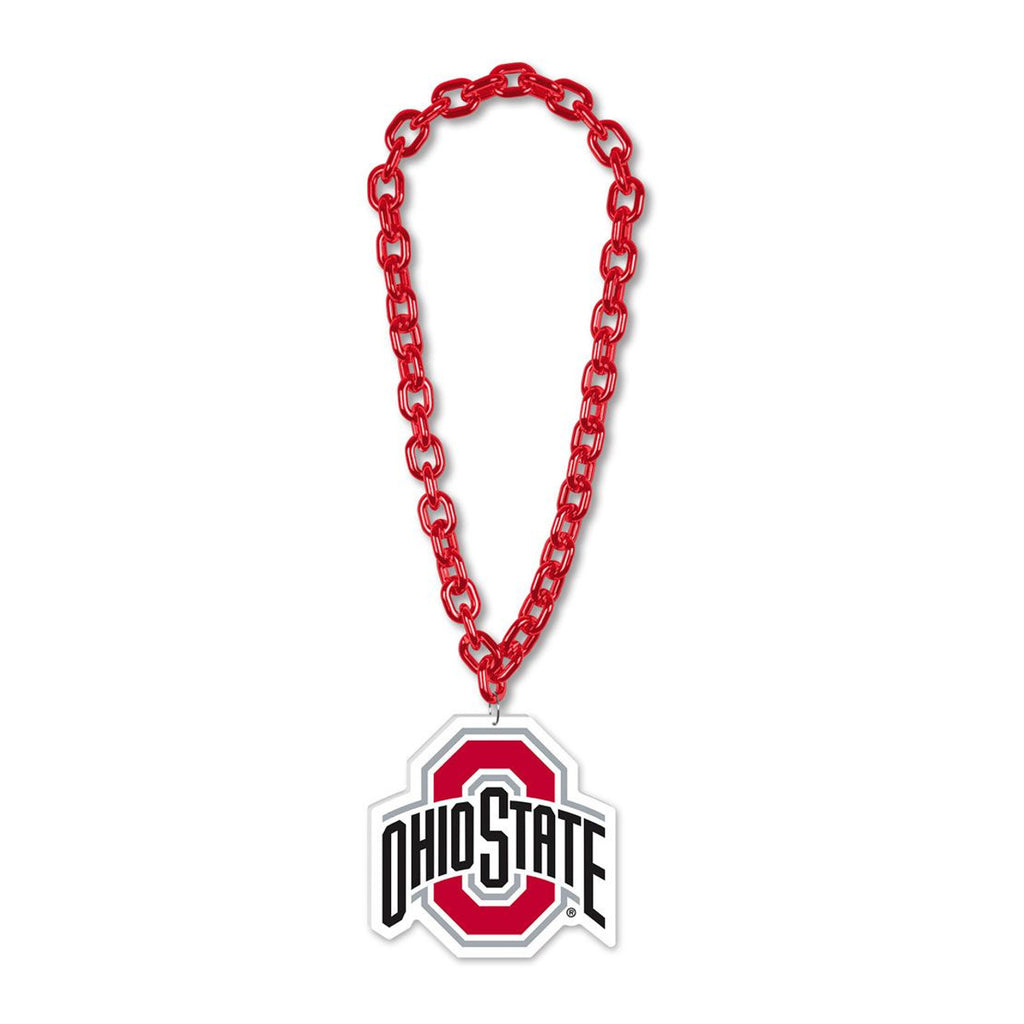 Ohio State Buckeyes Necklace Big Fan Chain - Wincraft Fanatics