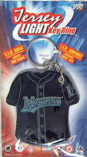 Florida Marlins Keychain Jersey Keylight CO - Sportfx International