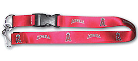Los Angeles Angels Lanyard Breakaway with Key Ring Style - Pro Specialties Group
