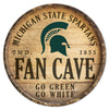 Michigan State Spartans Sign Wood 14 Inch Round Barrel Top Design - Wincraft