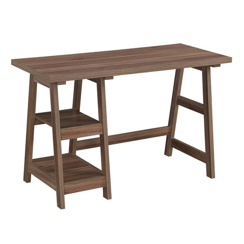 Designs2Go Trestle Desk with Shelves - Convience Concept, Inc.