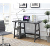 Designs2Go Trestle Desk with Shelves - Convience Concept, Inc.