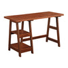 Designs2Go Trestle Desk with Shelves - Convience Concept, Inc.
