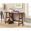 Designs2Go Trestle Desk with Shelves - Convience Concept, Inc.