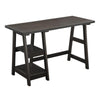 Designs2Go Trestle Desk with Shelves - Convience Concept, Inc.