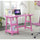 Designs2Go Trestle Desk with Shelves - Convience Concept, Inc.