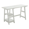 Designs2Go Trestle Desk with Shelves - Convience Concept, Inc.