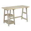 Designs2Go Trestle Desk with Shelves - Convience Concept, Inc.