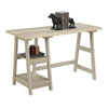 Designs2Go Trestle Desk with Shelves - Convience Concept, Inc.