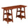Designs2Go Double Trestle Desk with Shelves - Convenience Concepts