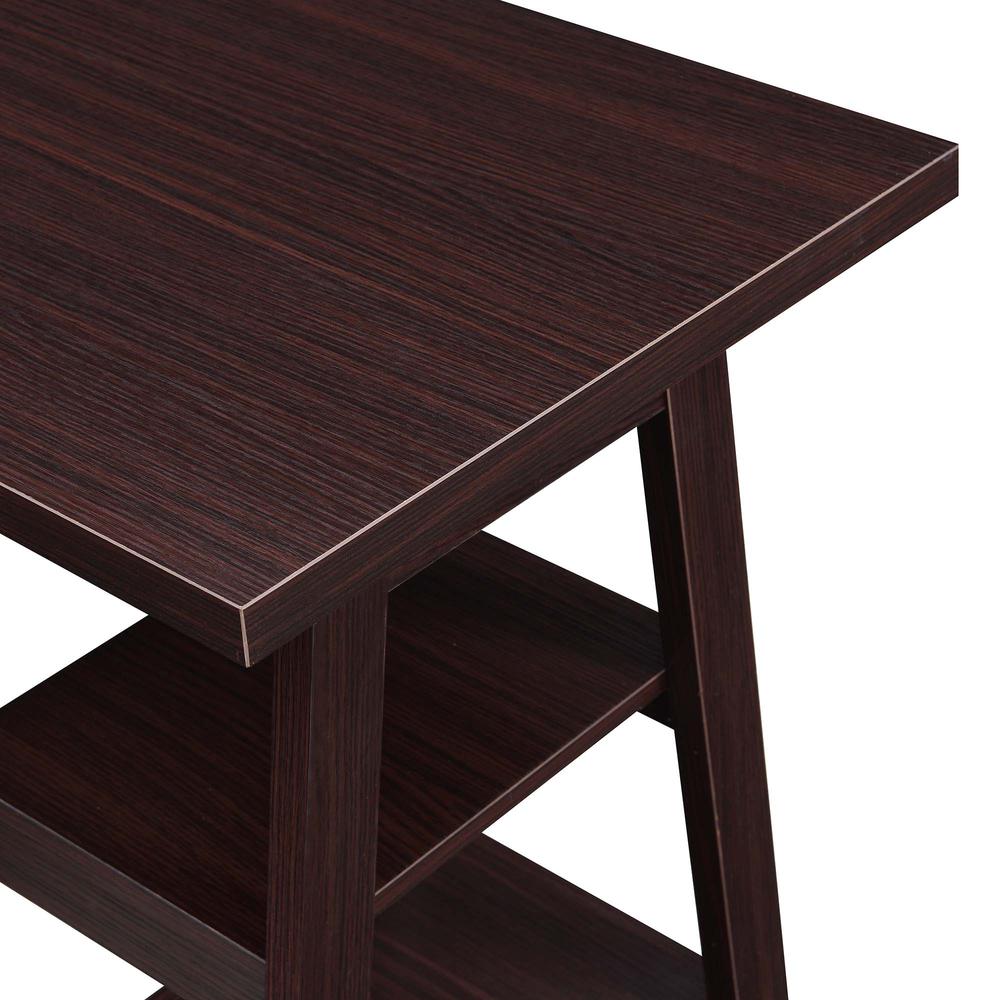 Designs2Go Double Trestle Desk with Shelves - Convenience Concepts