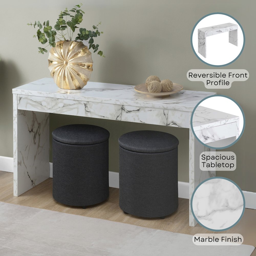 Northfield Entryway Hall Console Table/Desk - Convience Concept, Inc.
