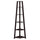 Newport 5 Tier Corner Bookshelf Espresso - Convenience Concepts