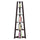 Newport 5 Tier Corner Bookshelf Espresso - Convenience Concepts