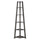Newport 5 Tier Corner Bookshelf Weathered Gray - Convenience Concepts