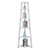 Newport 5 Tier Corner Bookshelf White - Convenience Concepts