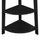 Newport 5 Tier Wide Corner Bookcase, Black - Convenience Concepts