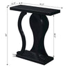 Newport Terry B Console Table with Shelf - Convenience Concepts