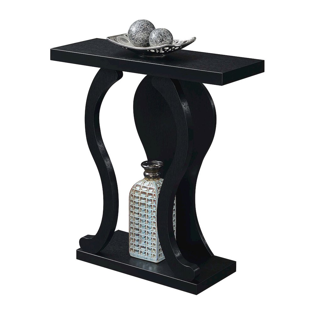 Newport Terry B Console Table with Shelf - Convenience Concepts