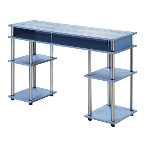 Designs2Go No Tools Student Desk with Shelves - Convience Concept, Inc.