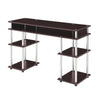 Designs2Go No Tools Student Desk with Shelves - Convience Concept, Inc.