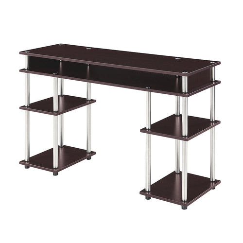 Designs2Go No Tools Student Desk with Shelves - Convience Concept, Inc.