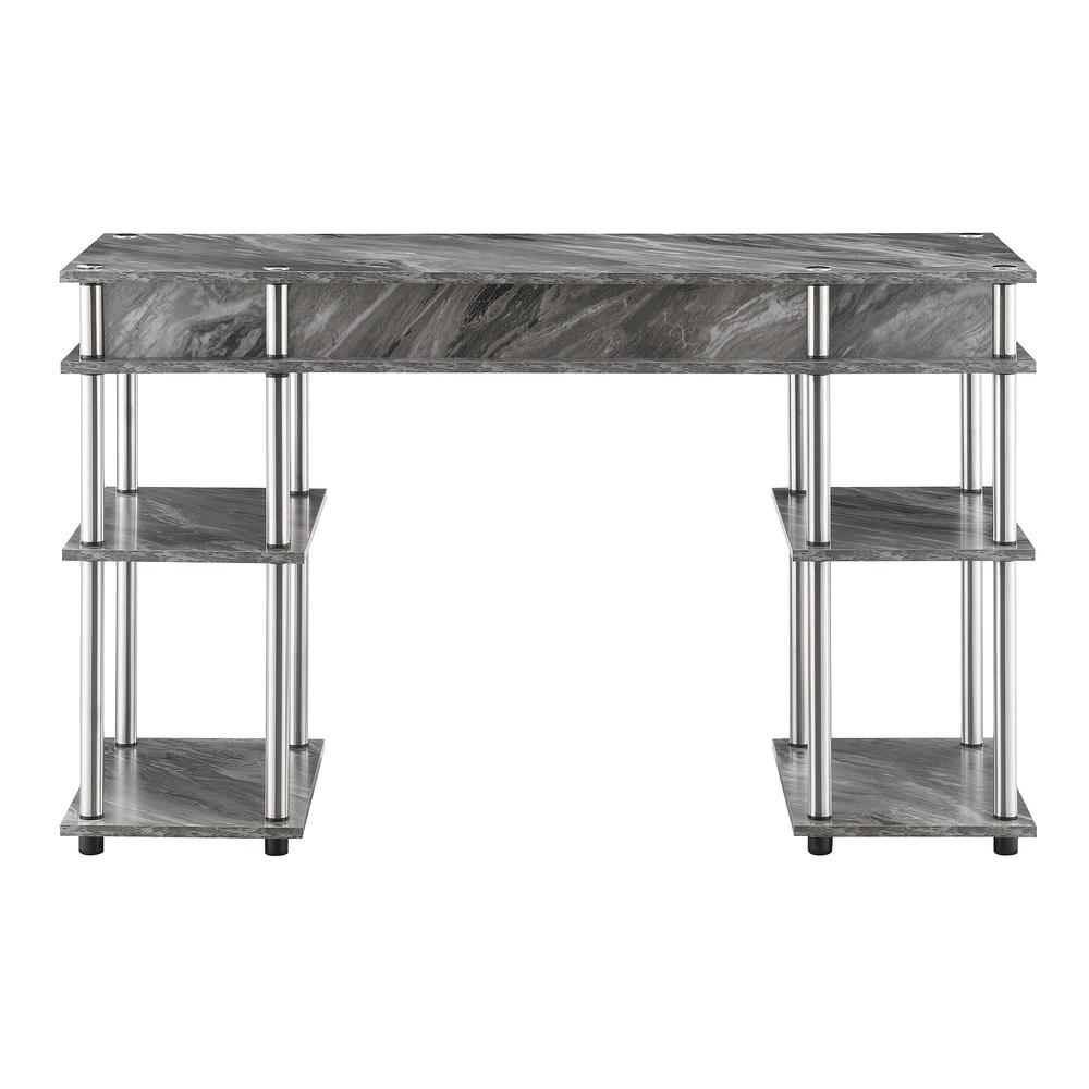 Designs2Go No Tools Student Desk, Gray Marble - Convenience Concepts