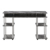 Designs2Go No Tools Student Desk, Gray Marble - Convenience Concepts