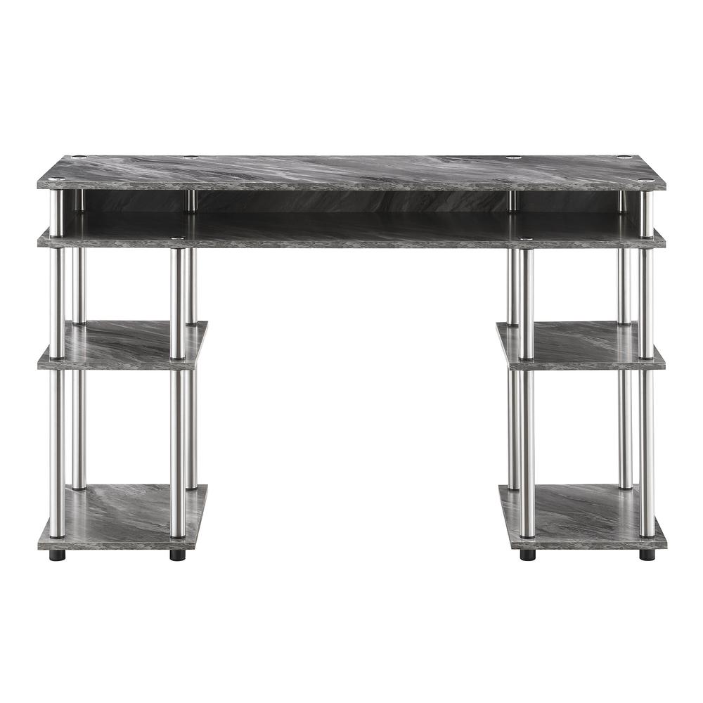 Designs2Go No Tools Student Desk, Gray Marble - Convenience Concepts
