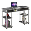 Designs2Go No Tools Student Desk, Gray Marble - Convenience Concepts