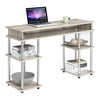 Designs2Go No Tools Student Desk with Shelves - Convience Concept, Inc.