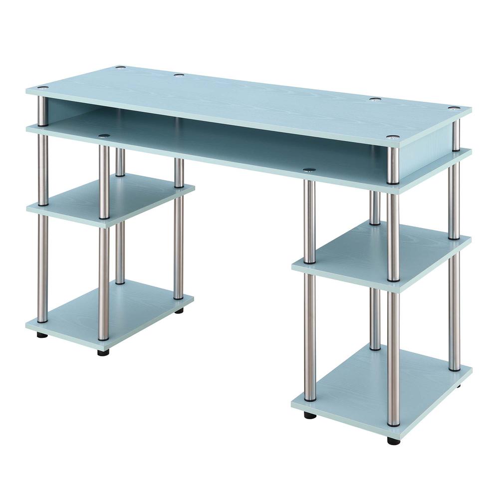 Designs2Go No Tools Student Desk with Shelves, R4-0537 - Convenience Concepts