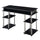 Designs2Go No Tools Student Desk with Charging Station, Black - Convenience Concepts