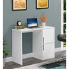 Designs2Go Student Desk with Storage Cabinets in White - Convenience Concepts