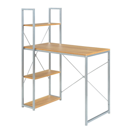 Designs2Go Office Workstation Desk with Shelves - Convience Concept, Inc.