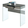 SoHo Glass 36'' Desk - Convenience Concepts