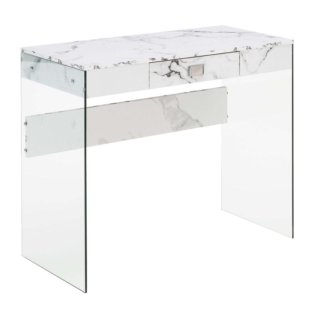 SoHo Glass 36 Desk - Convenience Concepts